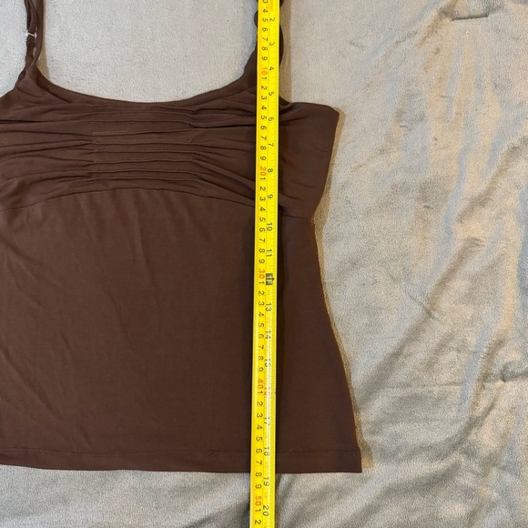 Laura Chocolate Brown Fitted Ruched Top

#1113 - Picture 3 of 5